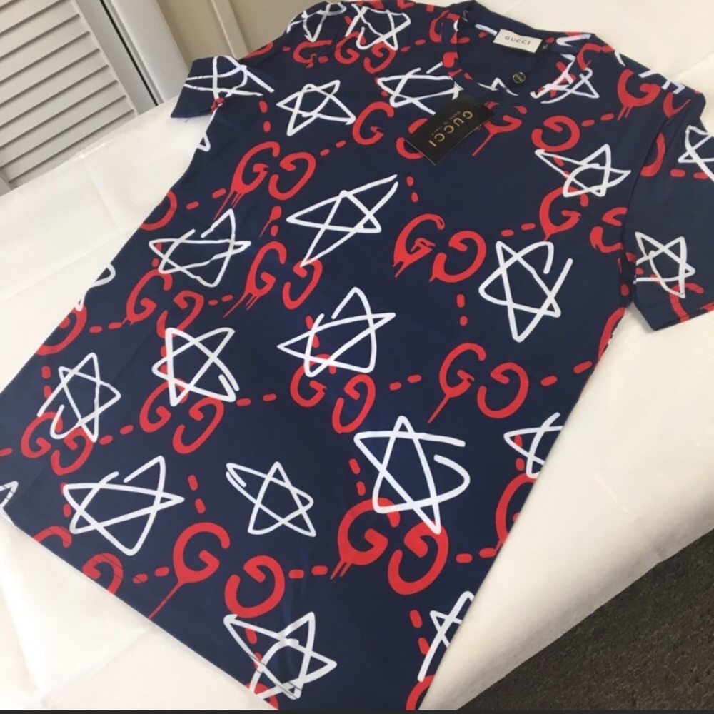 Gucci Graffiti stars T-shirt XL